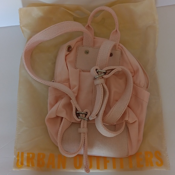 Urban outfitters mini classic canvas backpack blush pink main image 10